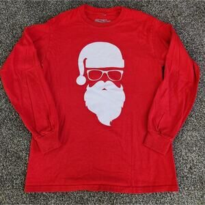 Hipster Santa Claus Christmas Shirt Santacon Small